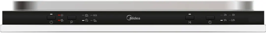 Midea MID60S120-HR Inbouwvaatwasser 12 Couverts - RVS - 49 dB