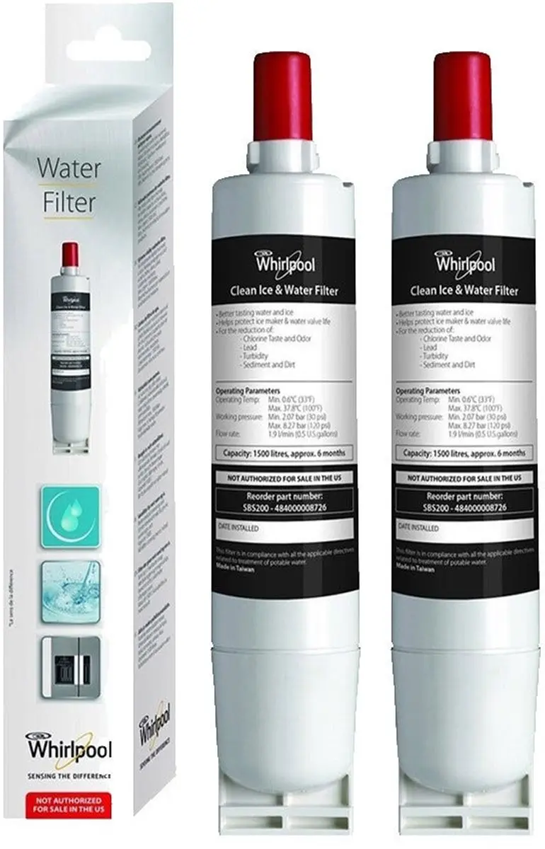 Whirlpool SBS200 Waterfilter - o.a. Amerikaanse koelkasten