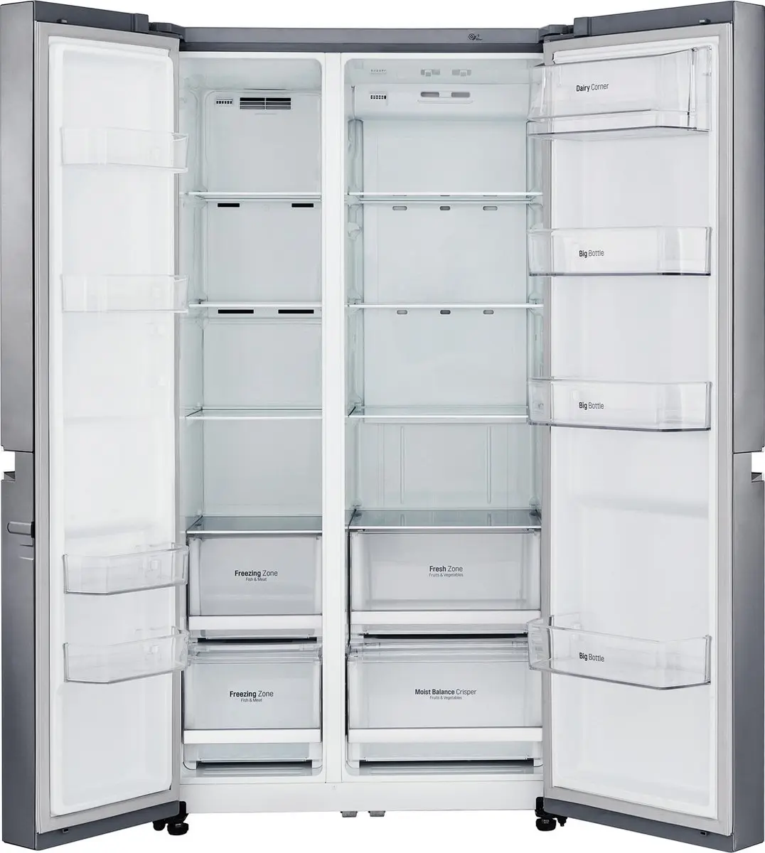 LG GSB760PZXV Amerikaanse Koelkast 642L - Zilver