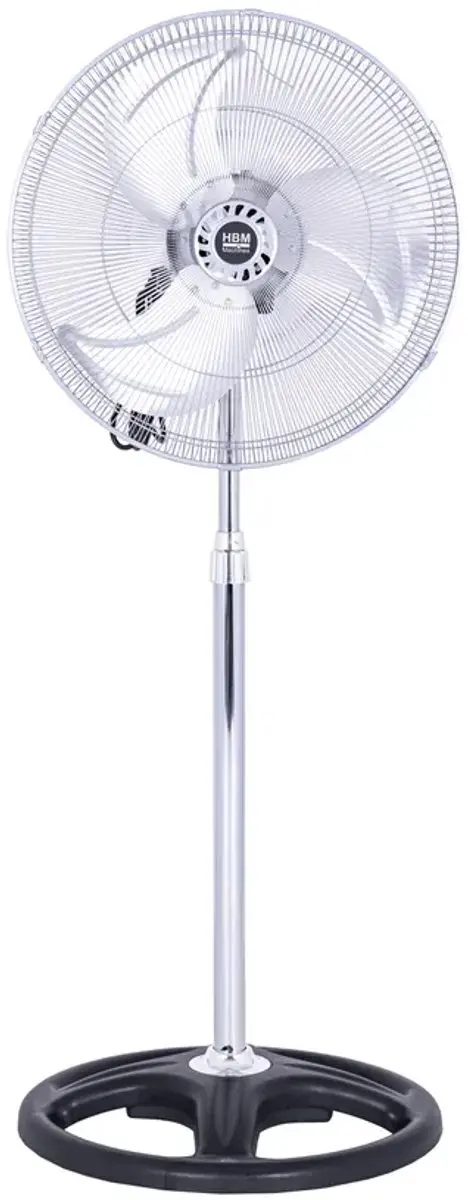 HBM H135928 Staande Ventilator 100W - 3 standen - Zilver