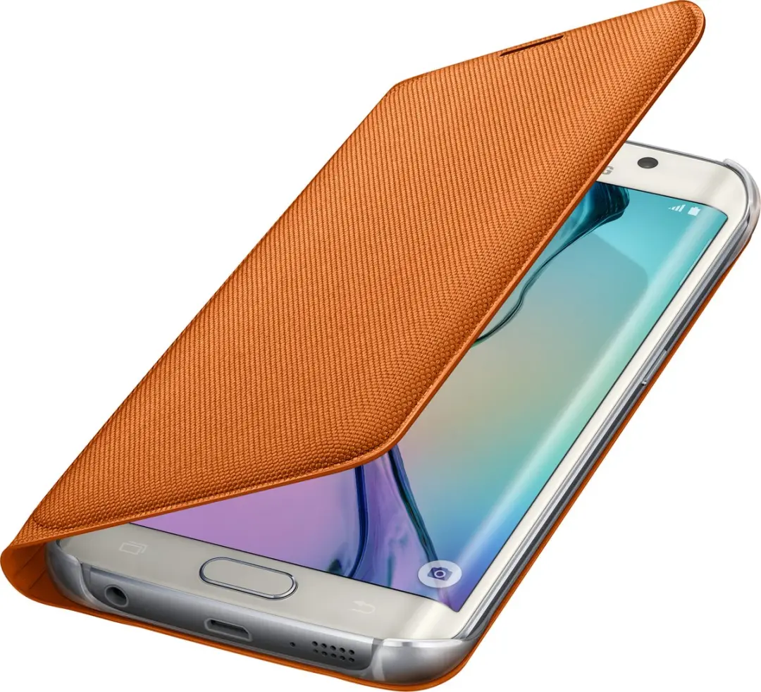 Samsung Flip Wallet Galaxy S6 Edge - Oranje EF-WG925BOEGWW