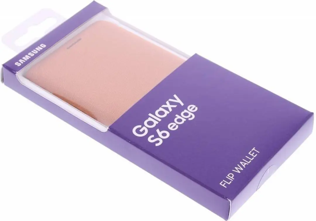 Samsung Flip Wallet Galaxy S6 Edge - Oranje EF-WG925BOEGWW - afbeelding 6 van 6