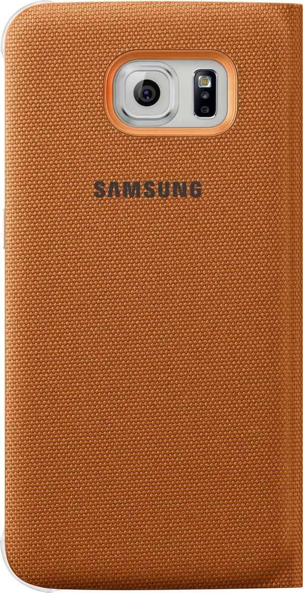 Samsung Flip Wallet Galaxy S6 Edge - Oranje EF-WG925BOEGWW
