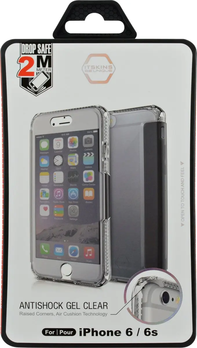 Itskins Spectra Vision Folio Hoesje iPhone 6/6S - Transparant