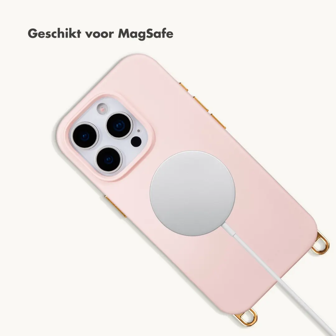 Selencia Hoesje iPhone 15 Pro Rivièra MagSafe - Sorbet Pink - afbeelding 6 van 6