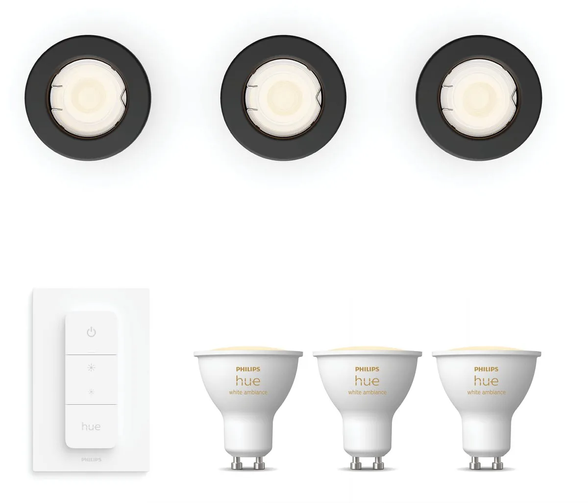 Philips Hue Peridot Inbouwspots 3 Stuks