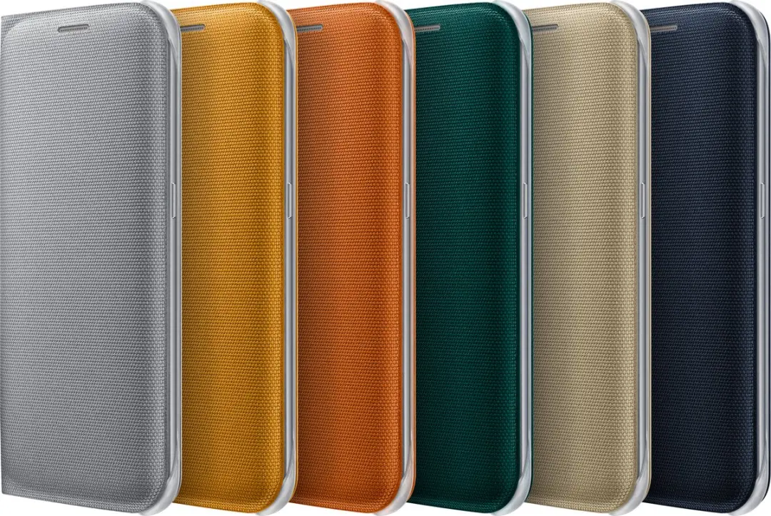 Samsung Galaxy S6 Edge Flip Wallet Hoes - Goud EF-WG925BFEGWW