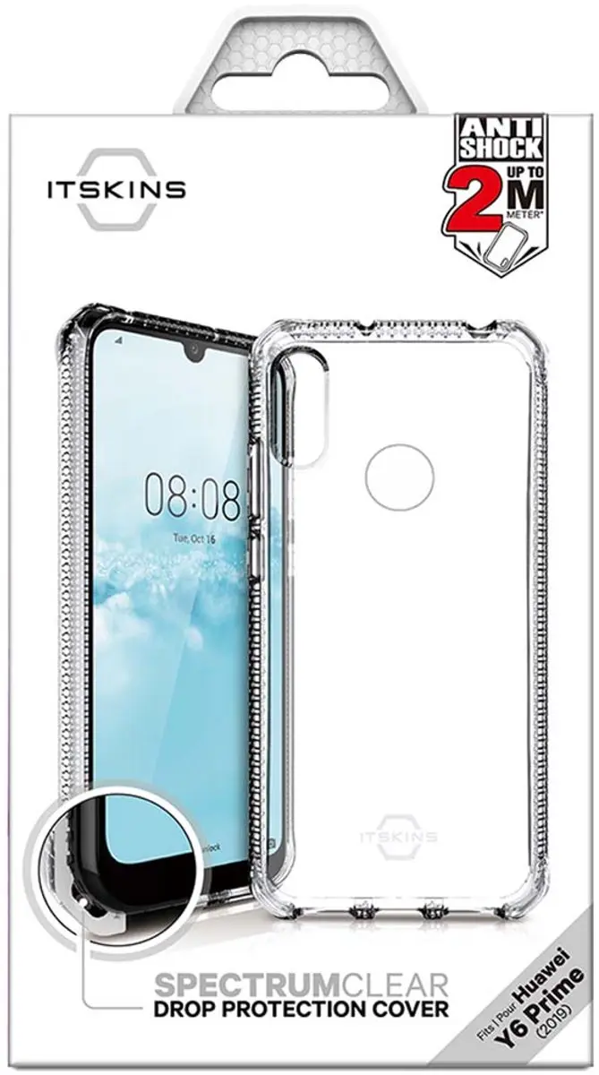 Itskins Spectrum Clear Hoesje Huawei Y6 2019