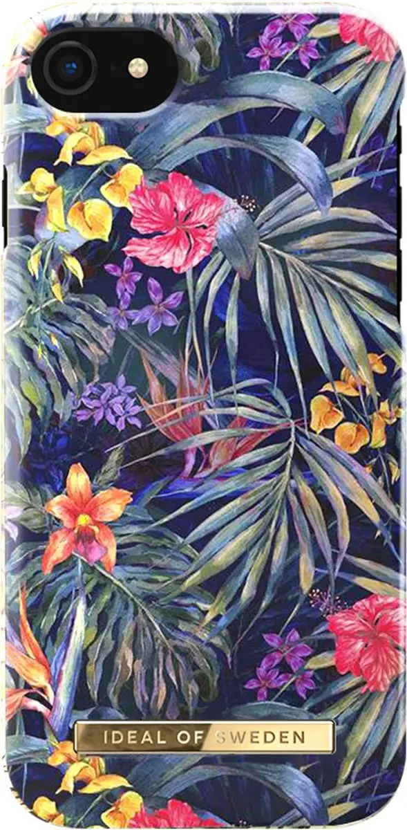iDeal of Sweden iPhone 7/8 Back Case - Mysterious Jungle - Zwart