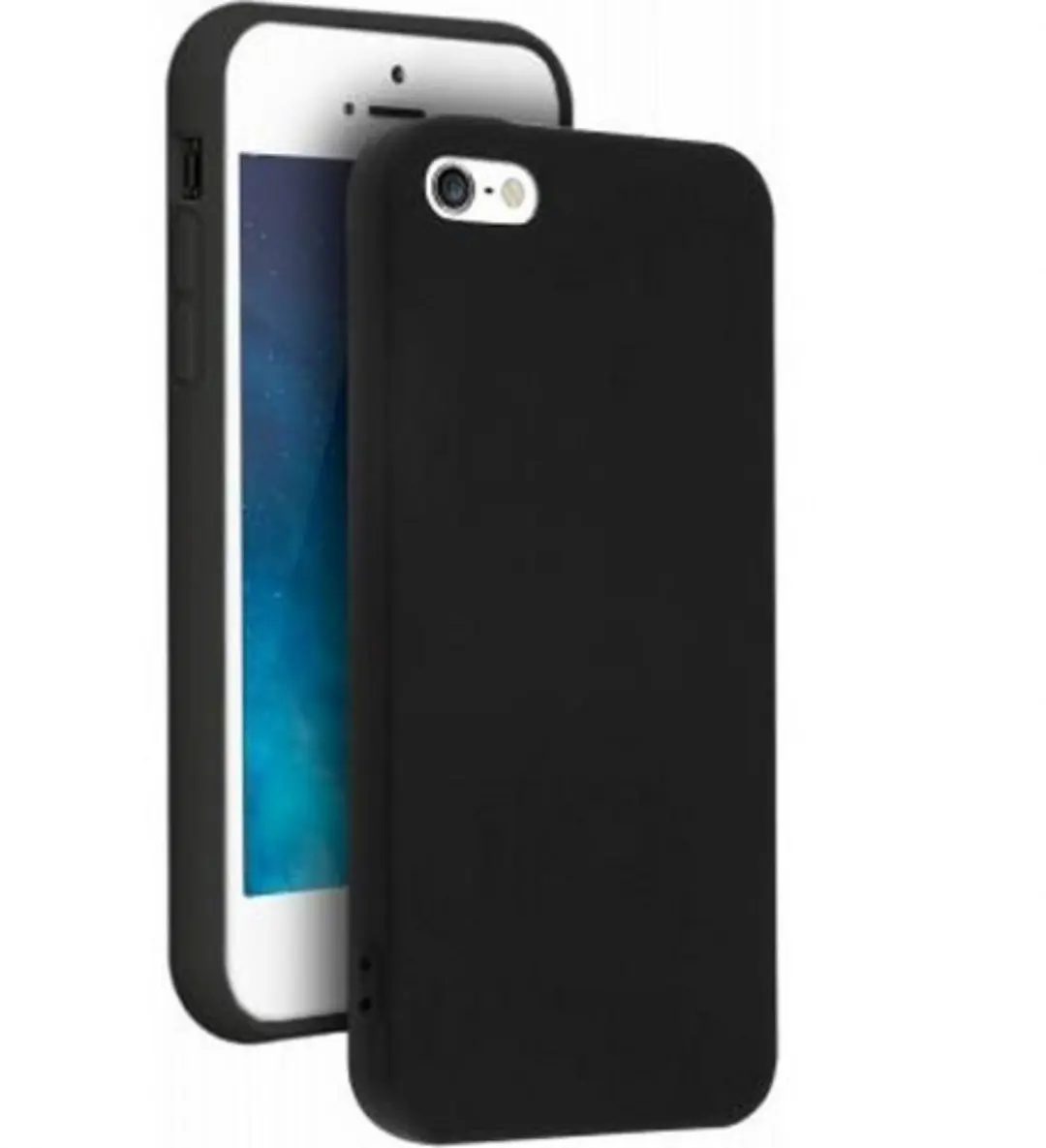 Bigben iPhone 5 Siliconen Hoesje TPUIP5N - Zwart
