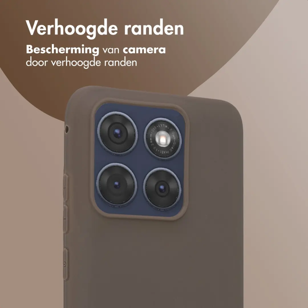 Imoshion Hoesje Motorola Edge 70 Fusion - Bruin
