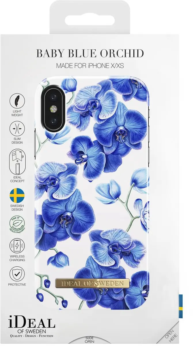 iDeal of Sweden Fashion Case iPhone X - Baby Blue Orchid - IDFCS18-I8-70