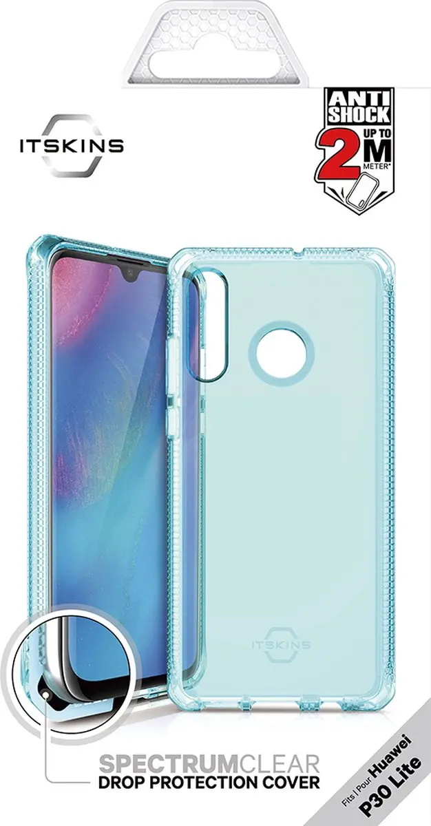 Itskins Spectrum Clear Series Hoesje Huawei P30 Lite - Transparant