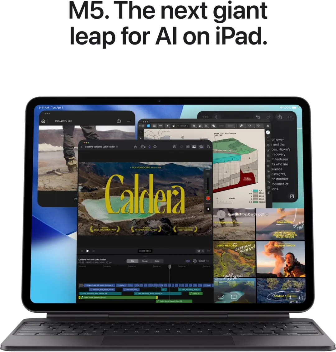 Apple iPad Pro ME8H4TY/A 13" - 1TB - Zilver