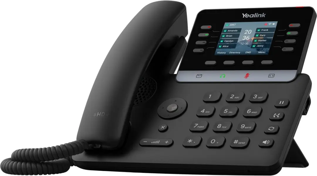 Yealink SIP-T73U VoIP Telefoon - 2.8" - 12 VoIP - Zwart