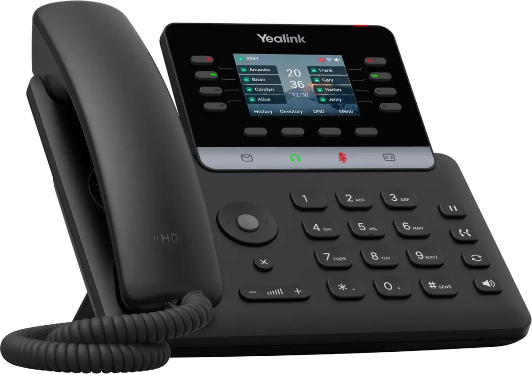 Yealink SIP-T73U VoIP Telefoon - 2.8" - 12 VoIP - Zwart