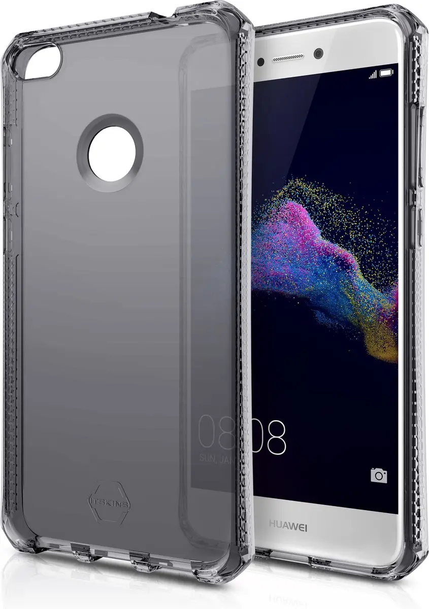 Itskins Spectrum Series Hoesje Huawei P8 Lite 2017 - Transparant zwart