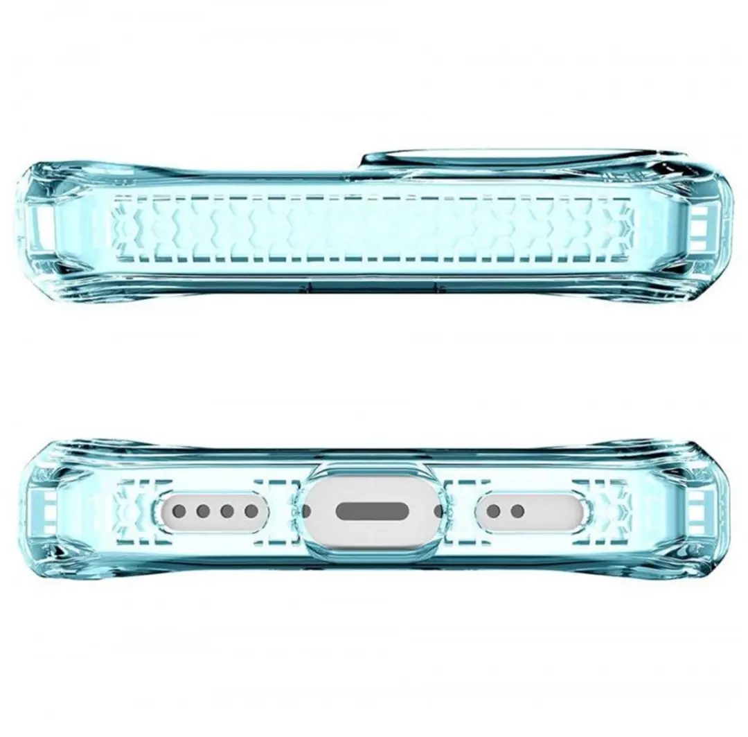 Itskins Spectrum Clear Series Hoesje iPhone 13 Pro - Lichtblauw