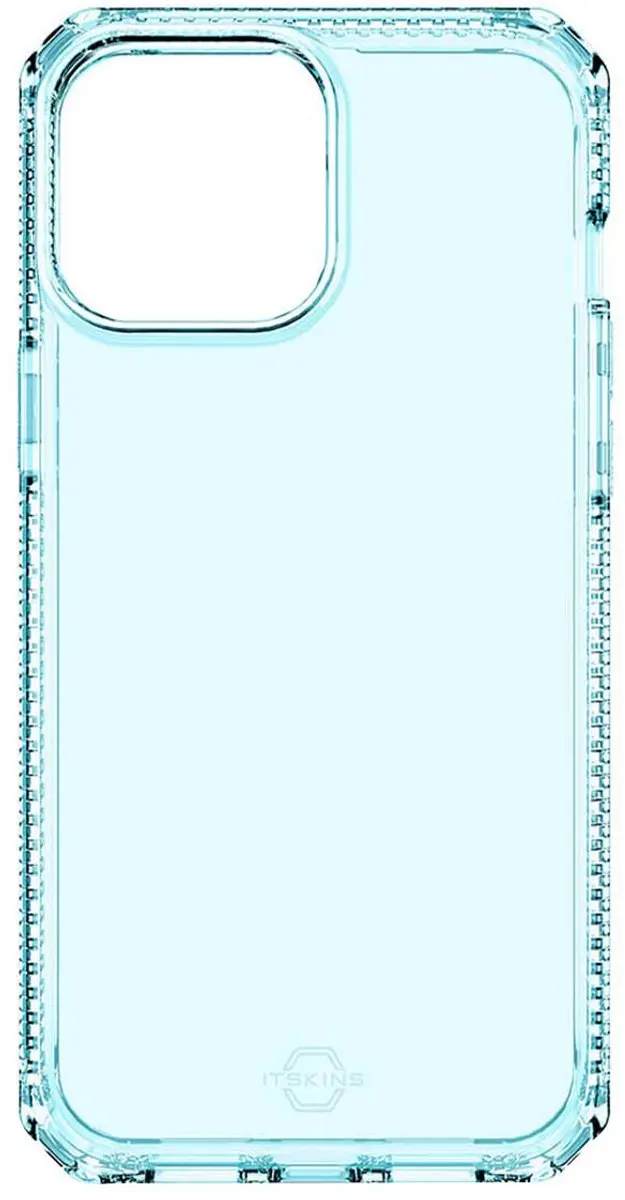 Itskins Spectrum Clear Series Hoesje iPhone 13 Pro - Lichtblauw