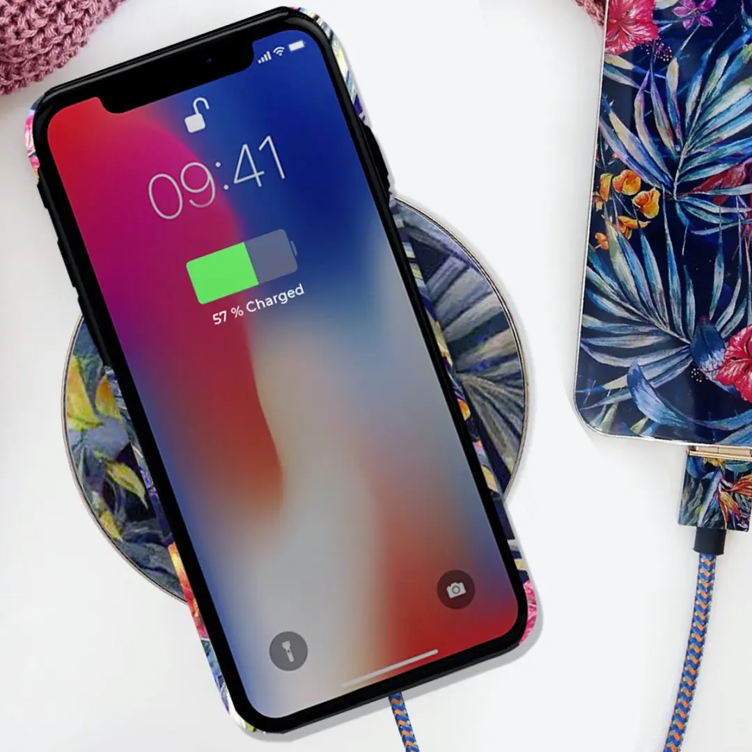 iDeal of Sweden iPhone XS/X Hoesje Mysterious Jungle - Zwart