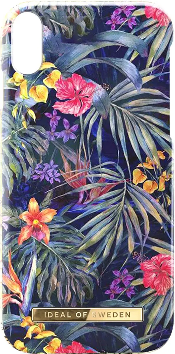 iDeal of Sweden iPhone XS/X Hoesje Mysterious Jungle - Zwart