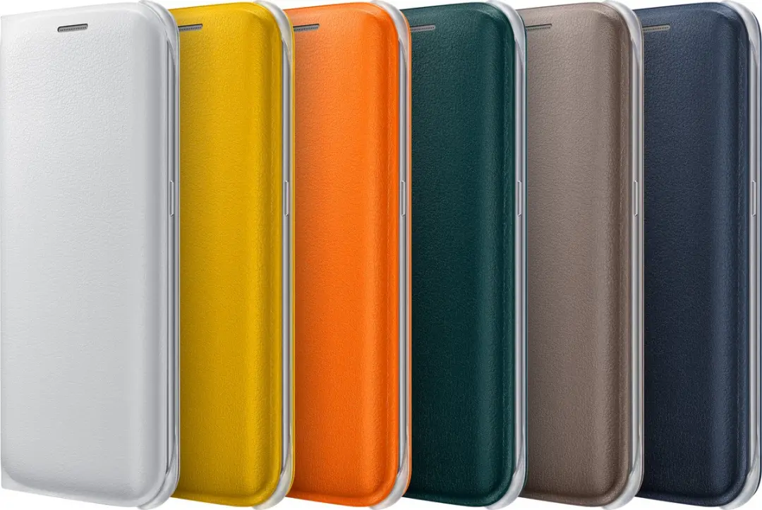 Samsung Galaxy S6 Edge Flip Wallet Hoes - Groen
