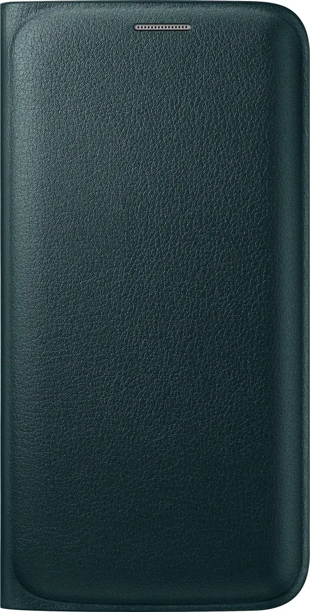 Samsung Galaxy S6 Edge Flip Wallet Hoes - Groen