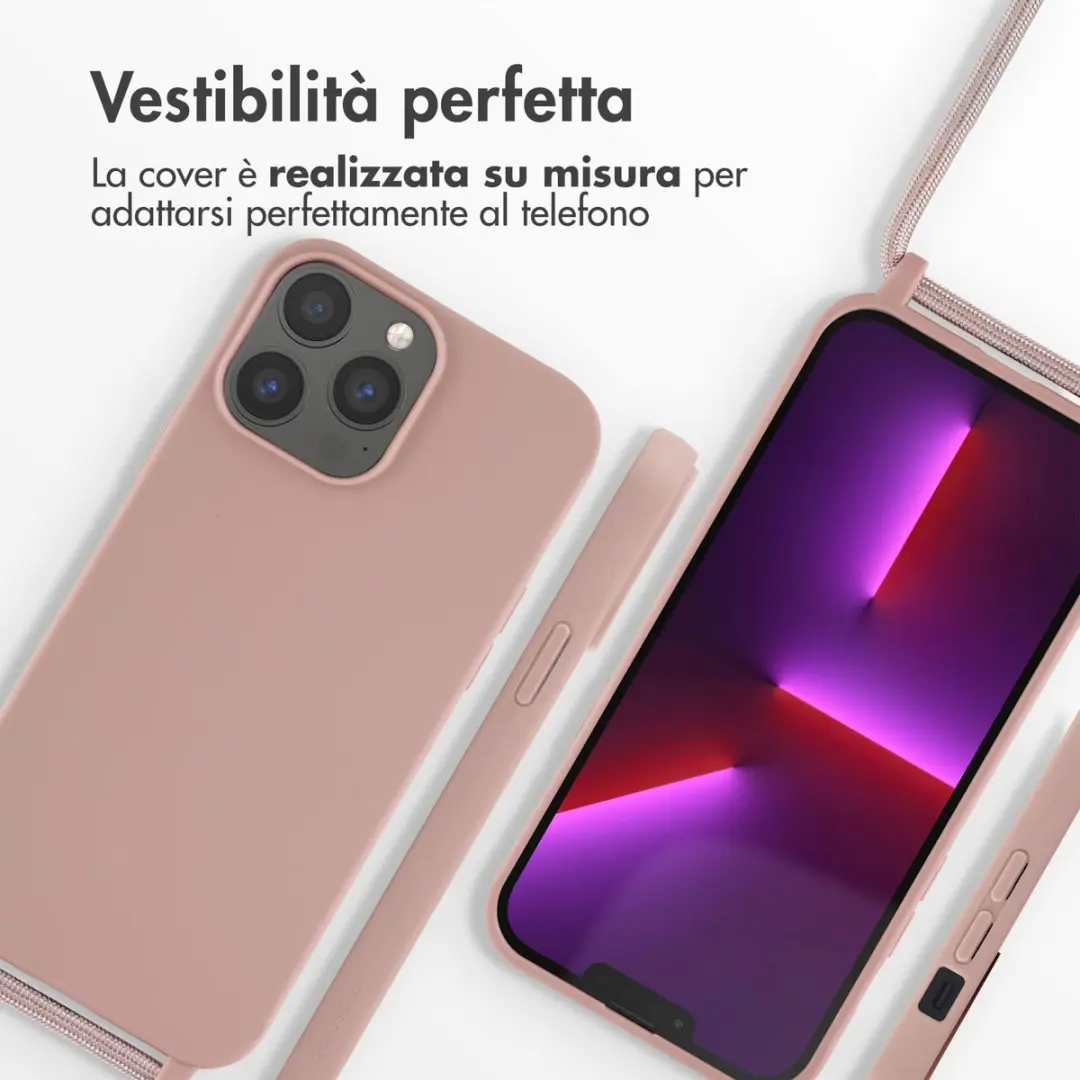 Imoshion iPhone 13 Pro Max Siliconen Hoesje - Sand Pink