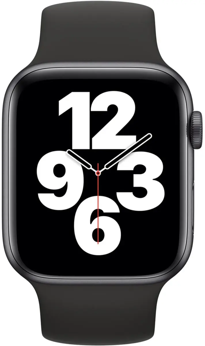 Apple Siliconen Bandje Apple Watch - 44/45/46/49mm - Zwart