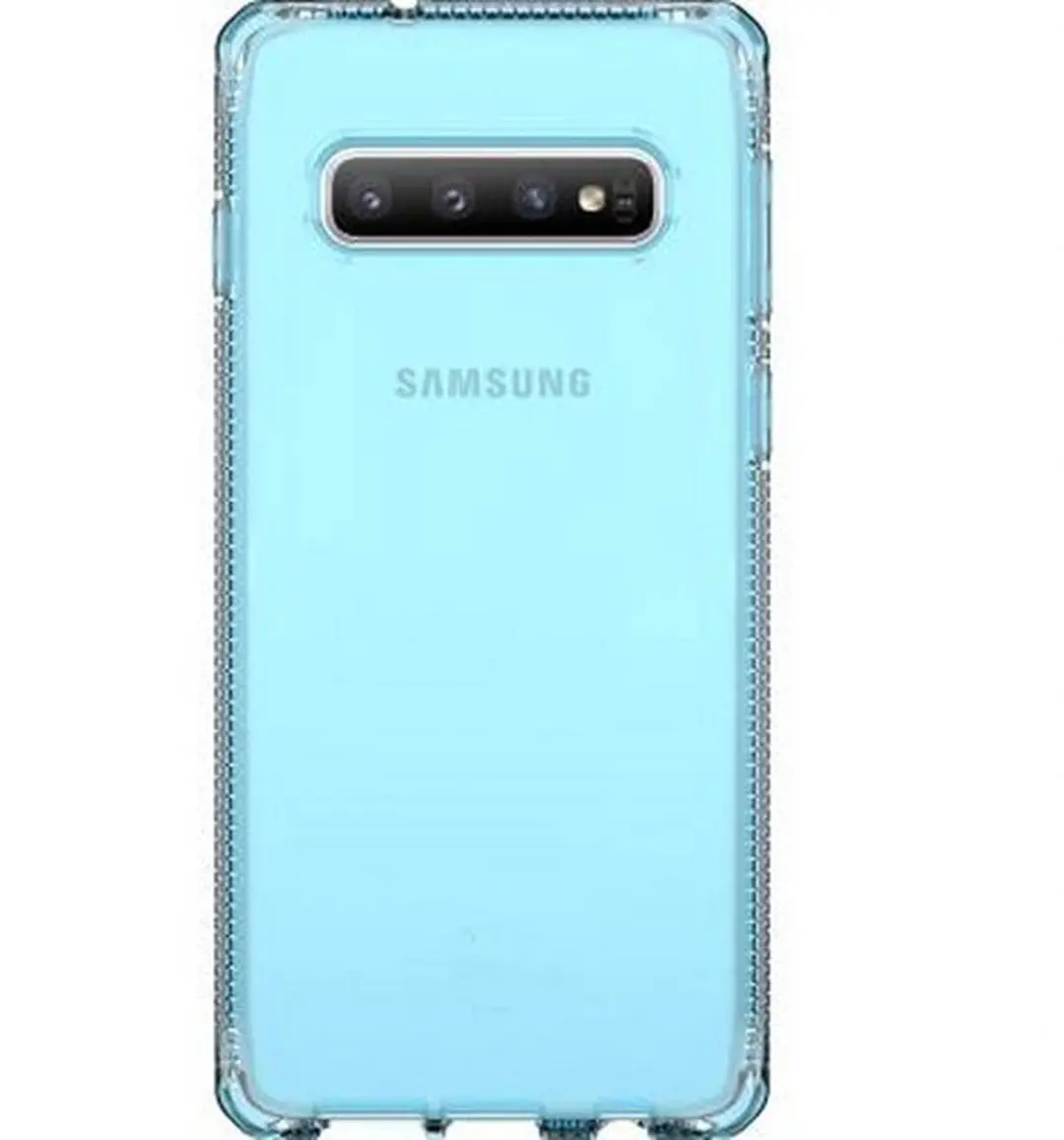 Itskins Light Spectrum Clear Series Hoesje - Samsung Galaxy S10+ - Blauw