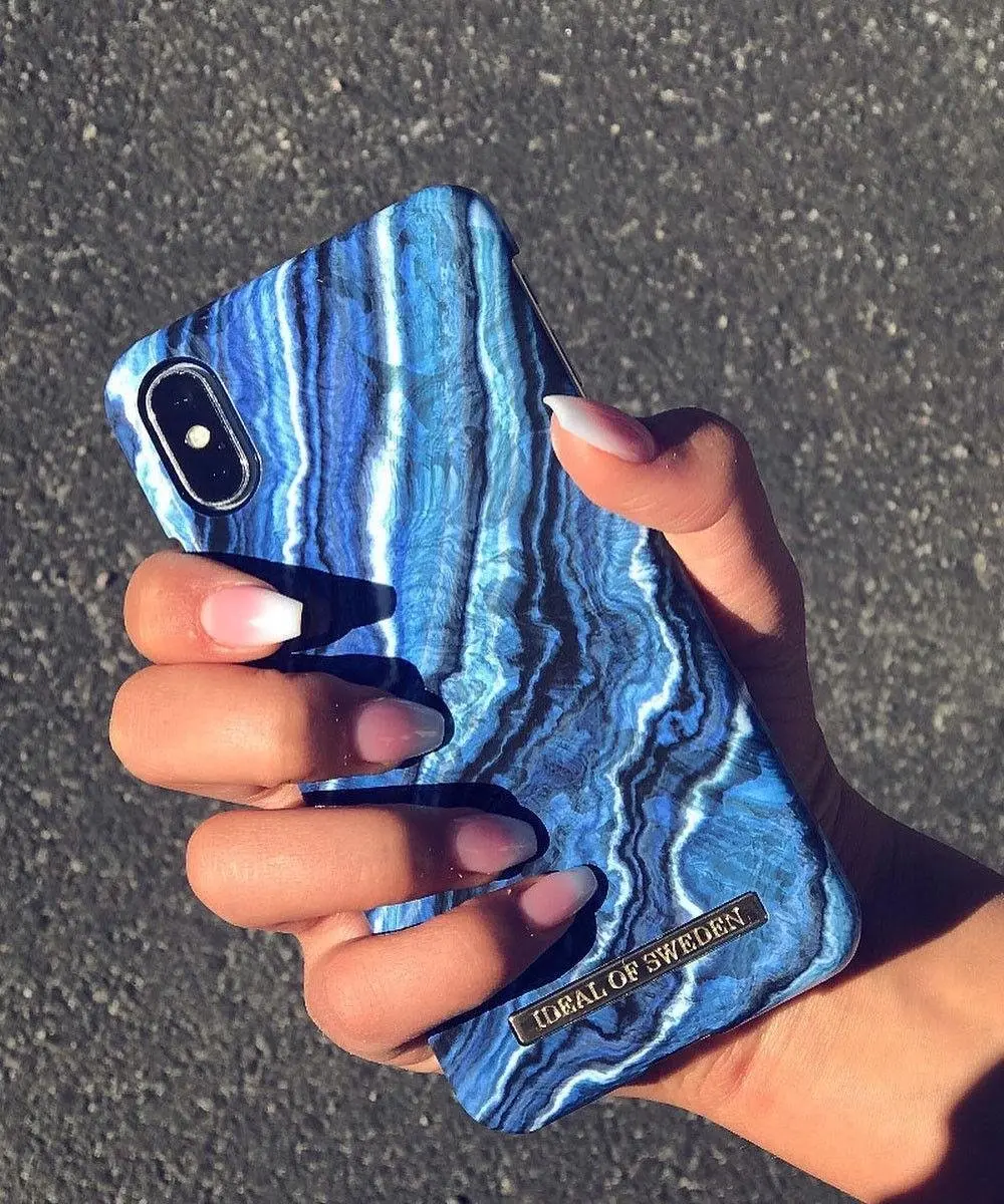 iDeal of Sweden Samsung Galaxy S10e Hoesje Indigo Swirl - IDFCSS19-S10L-119