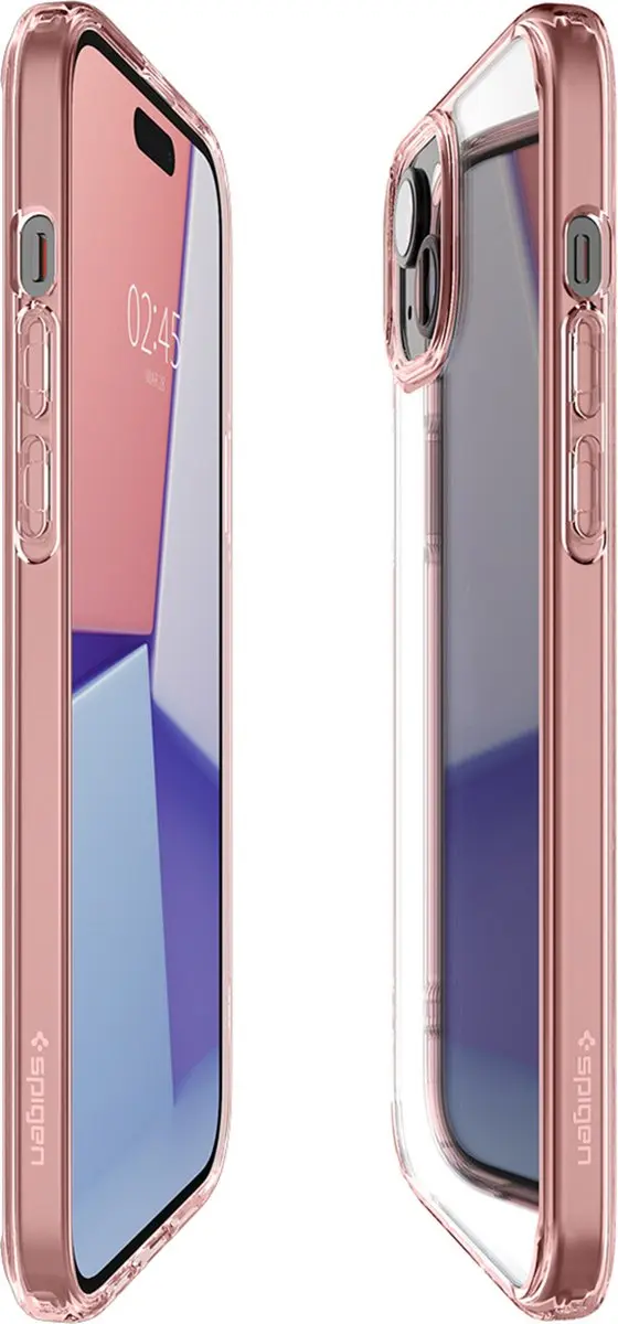 Spigen Ultra Hybrid ACS06795 Hoesje - iPhone 15 - Roze - afbeelding 6 van 6
