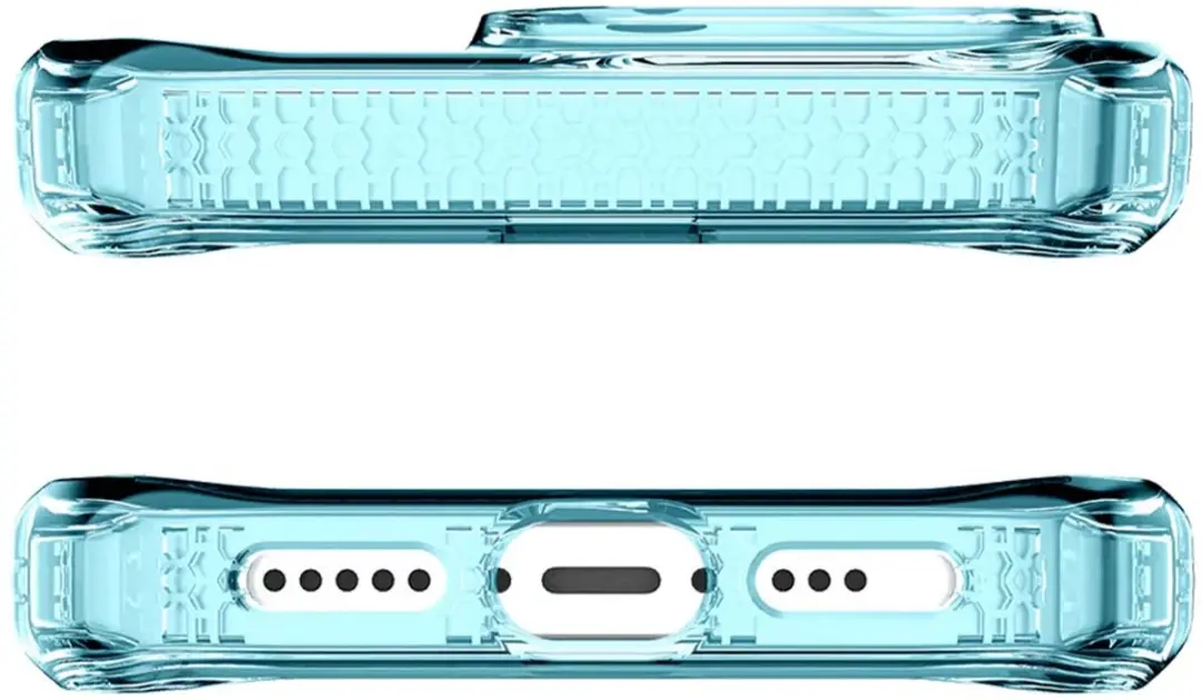 Itskins Spectrum Clear Series Hoesje iPhone 13 Mini - Blauw
