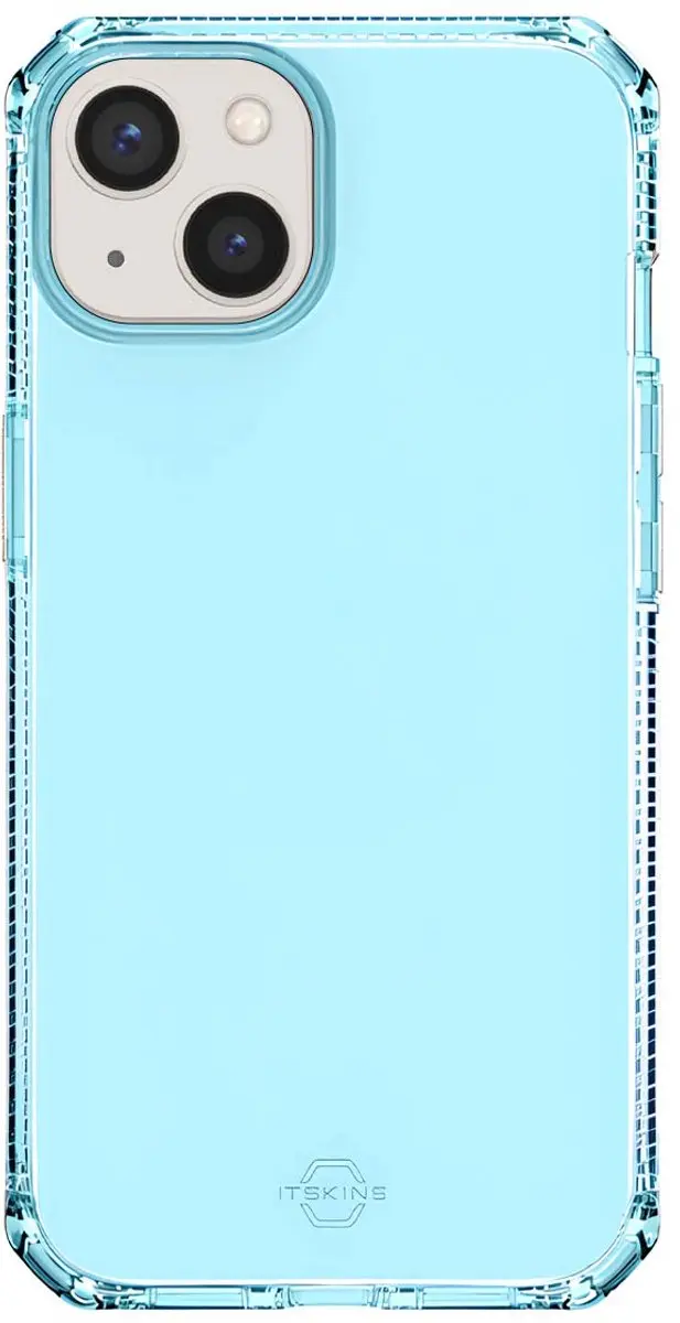 Itskins Spectrum Clear Series Hoesje iPhone 13 Mini - Blauw