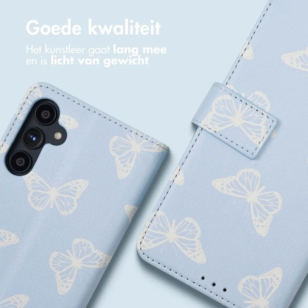 Imoshion Galaxy A34 Hoesje - 3 Pasjes - Butterfly