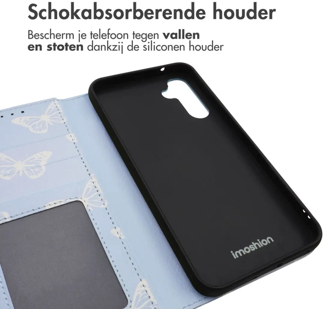 Imoshion Galaxy A34 Hoesje - 3 Pasjes - Butterfly - afbeelding 6 van 6