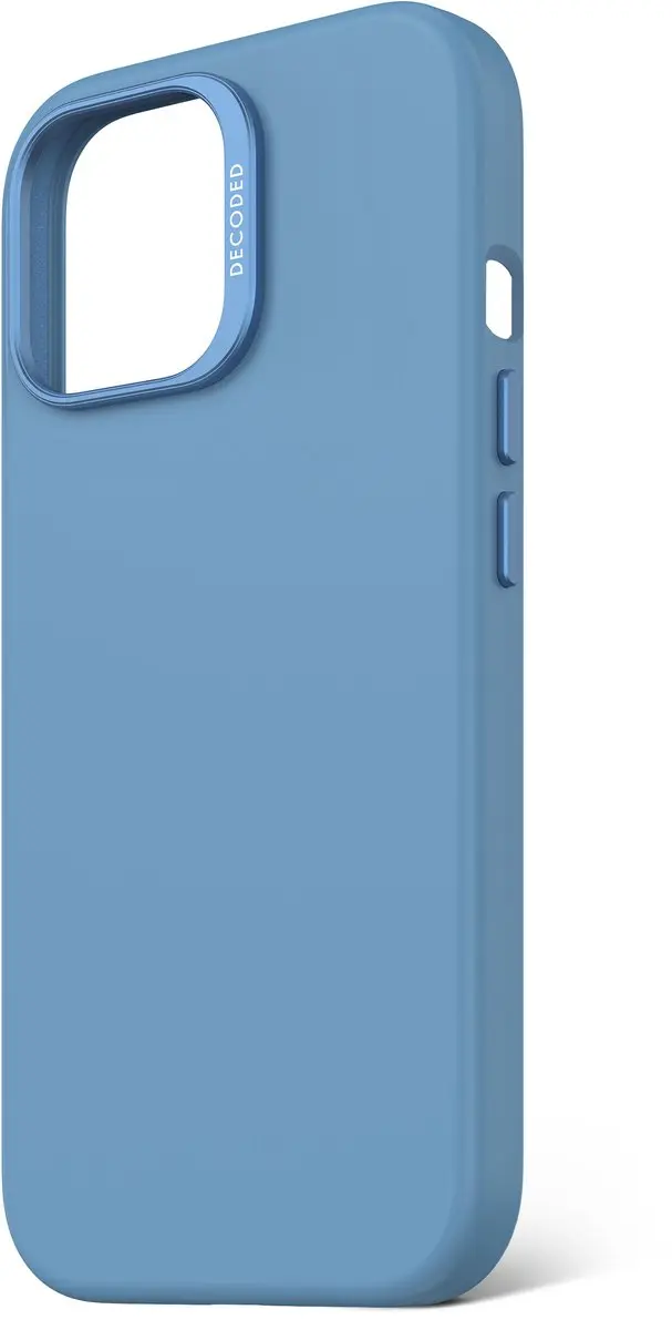 Decoded Siliconen Hoesje iPhone 13/14/15 - Air Blauw - Antibacterieel