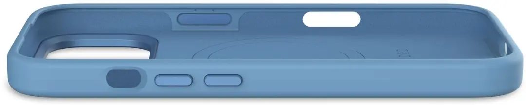 Decoded Siliconen Hoesje iPhone 13/14/15 - Air Blauw - Antibacterieel