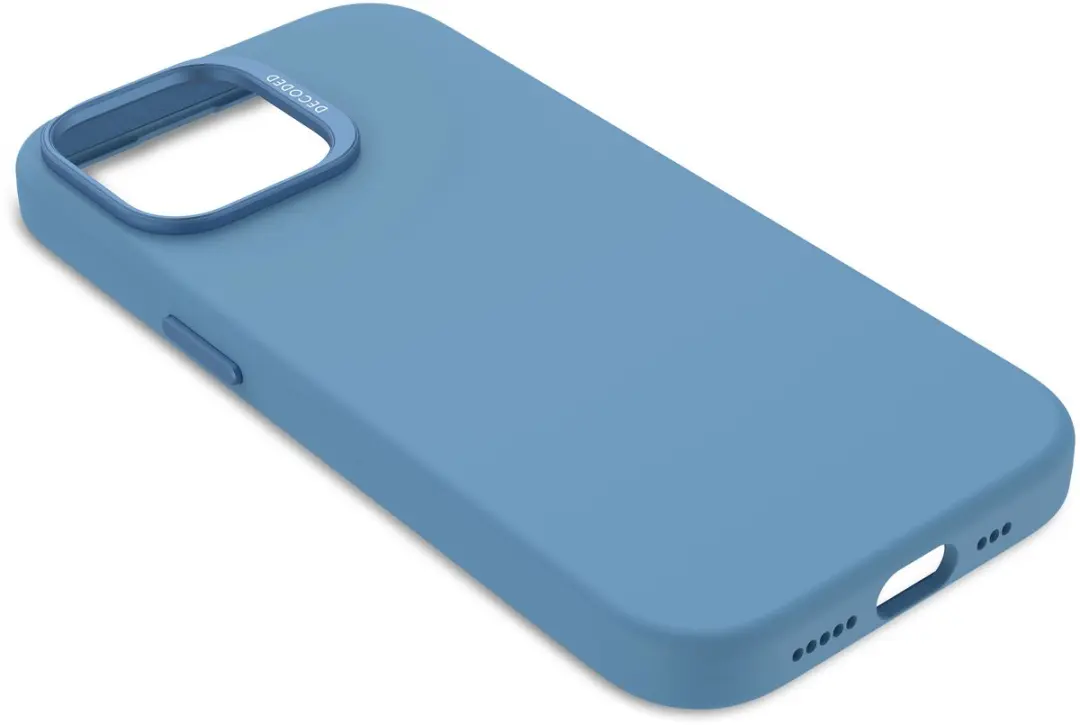 Decoded Siliconen Hoesje iPhone 13/14/15 - Air Blauw - Antibacterieel - afbeelding 6 van 6
