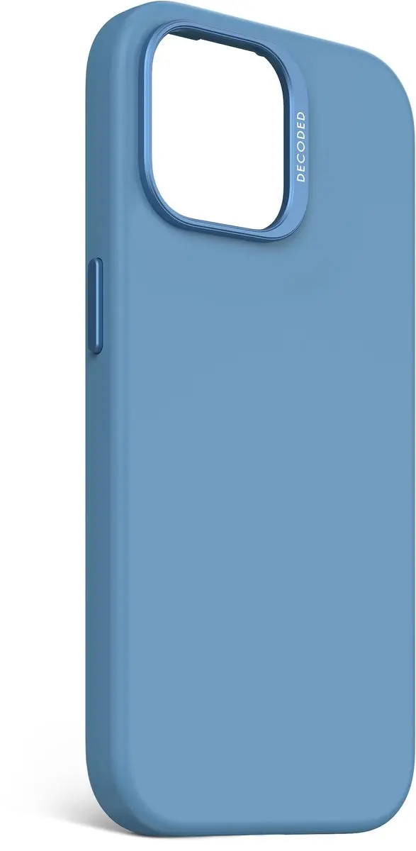 Decoded Siliconen Hoesje iPhone 13/14/15 - Air Blauw - Antibacterieel