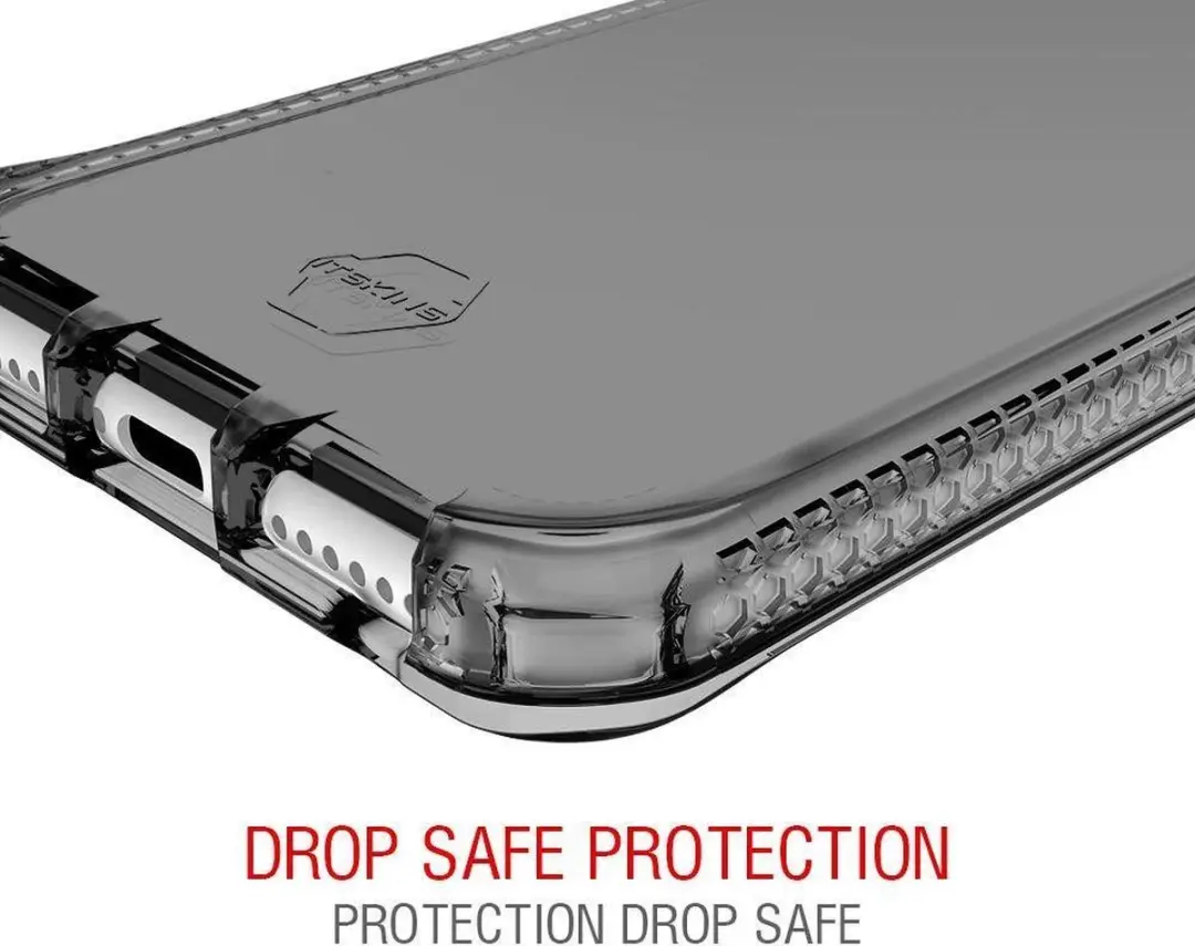 ITSKINS Spectrum Clear iPhone SE (2020/7/8) Hoesje - Zwart - afbeelding 3 van 6