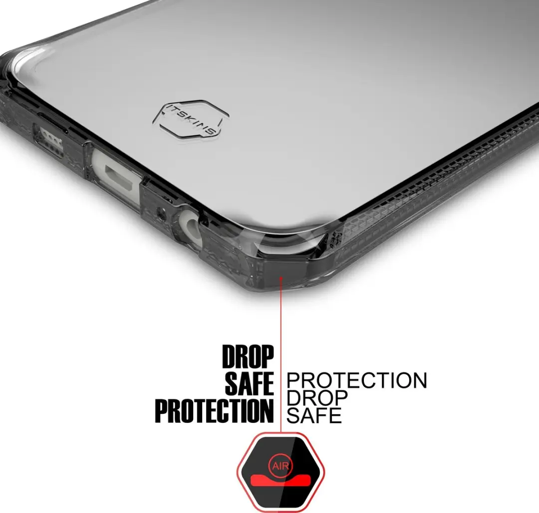 Itskins Spectrum Hoes Samsung Galaxy S6 Edge - Level 2 - Transparant Zwart