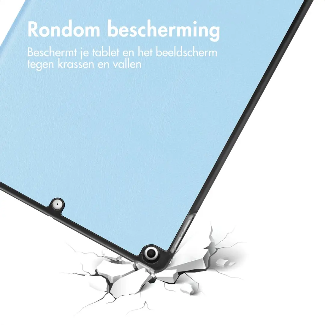 Imoshion Tablethoes SH00098488 - Apple iPad 10.2" - Trifold Bookcase - Lichtblauw