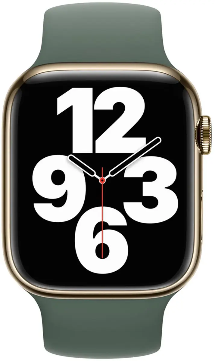 Apple Siliconen Solobandje Eucalyptus - 38/40/41/42mm - Maat 4