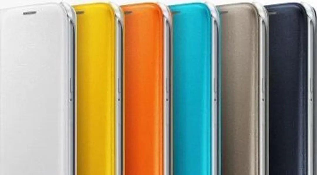 Samsung Flip Wallet Galaxy S6 - Geel