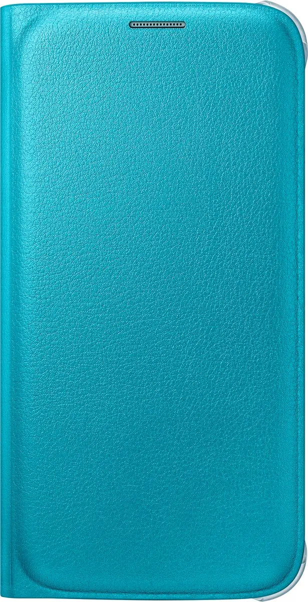 Samsung Galaxy S6 Flip Wallet Hoes - Blauw