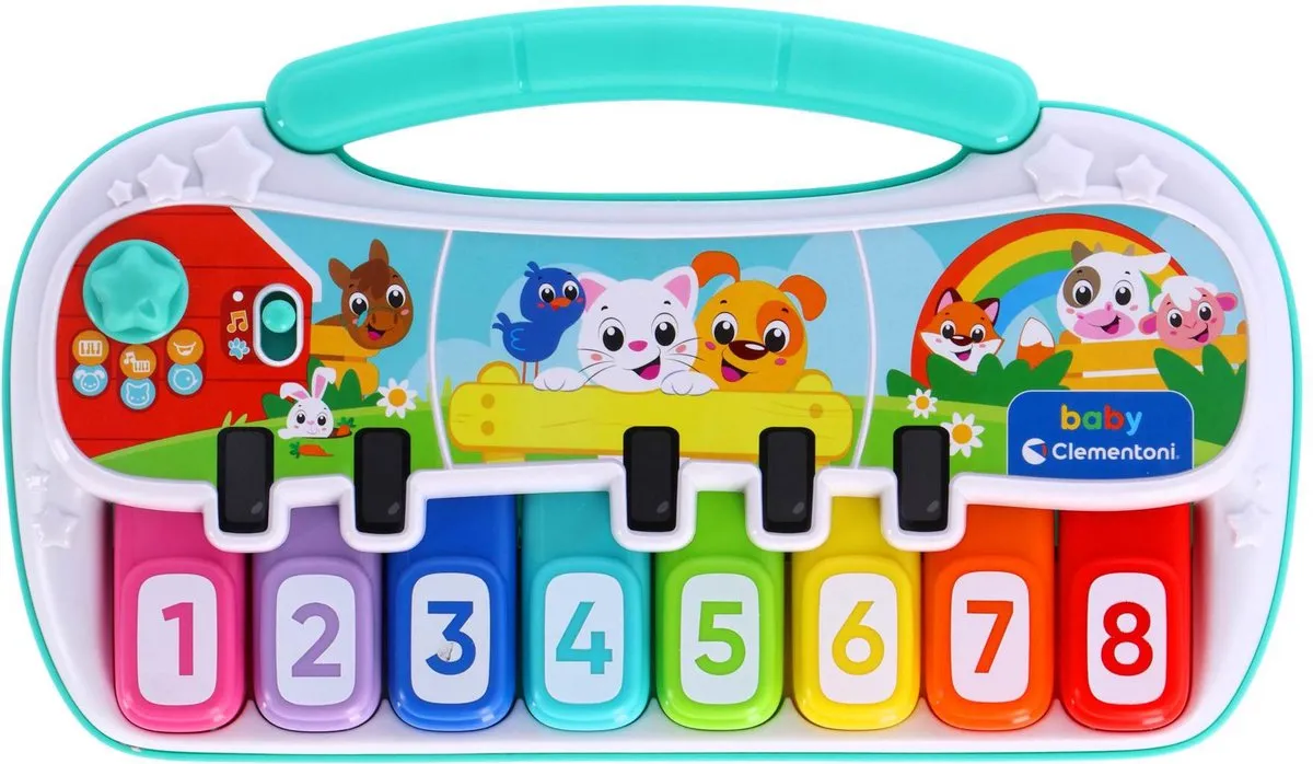 Clementoni Dierenkeyboard Piano - Multicolor