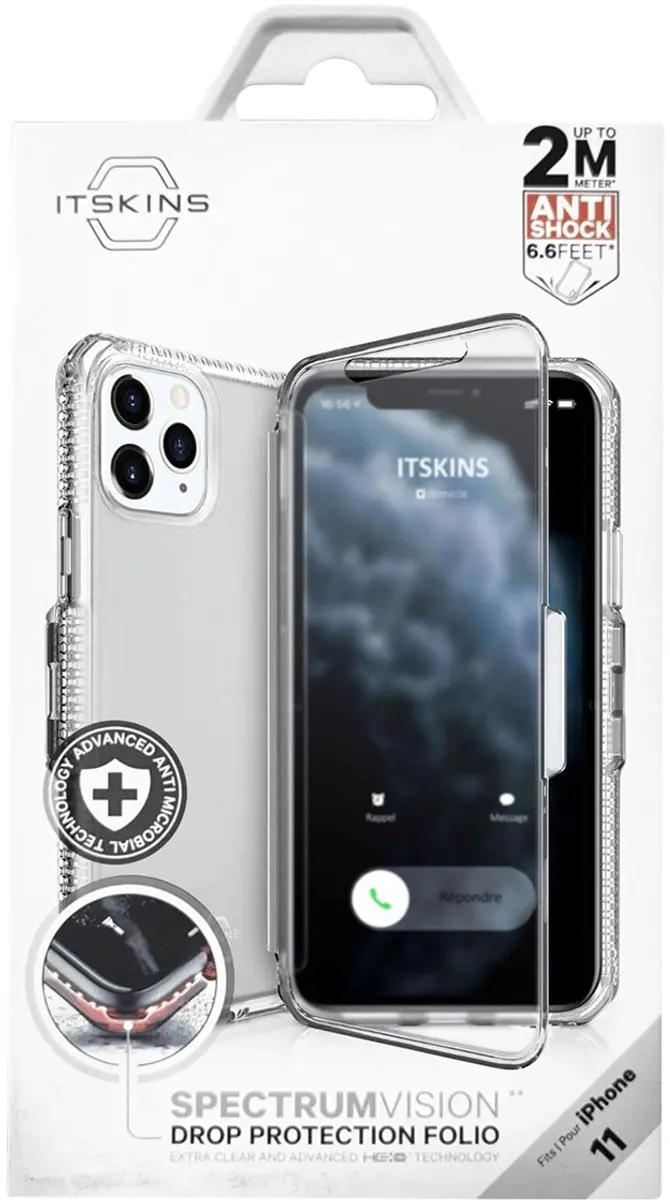 Itskins Spectrum Vision Hoesje iPhone 11 Pro - Grijs