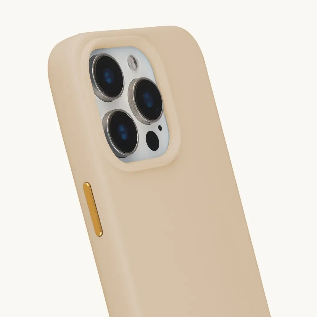 Selencia Hoesje iPhone 15 Pro Rivièra MagSafe - Milky Latte