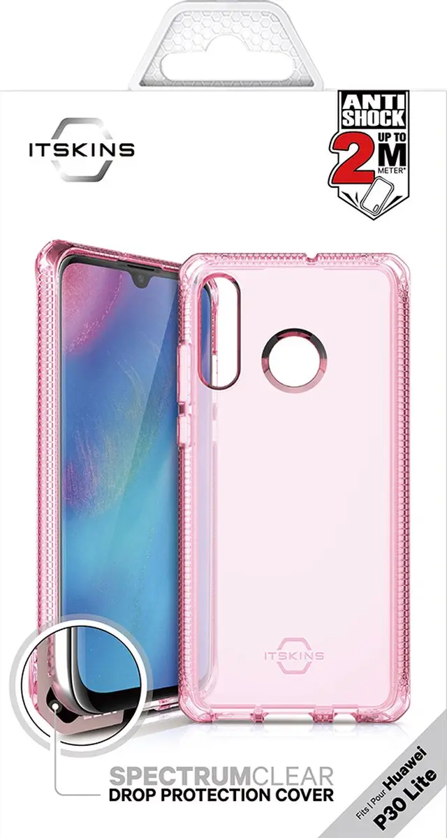 Itskins Spectrum Clear Series Hoesje - Huawei P30 Lite - Transparant